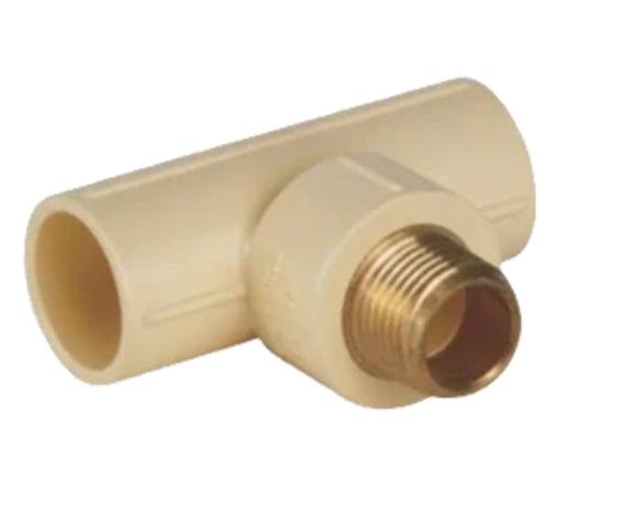 Ashirvad Flowguard Plus CPVC Brass Tee - MABT 3⁄4 x 3⁄4 x 1⁄2